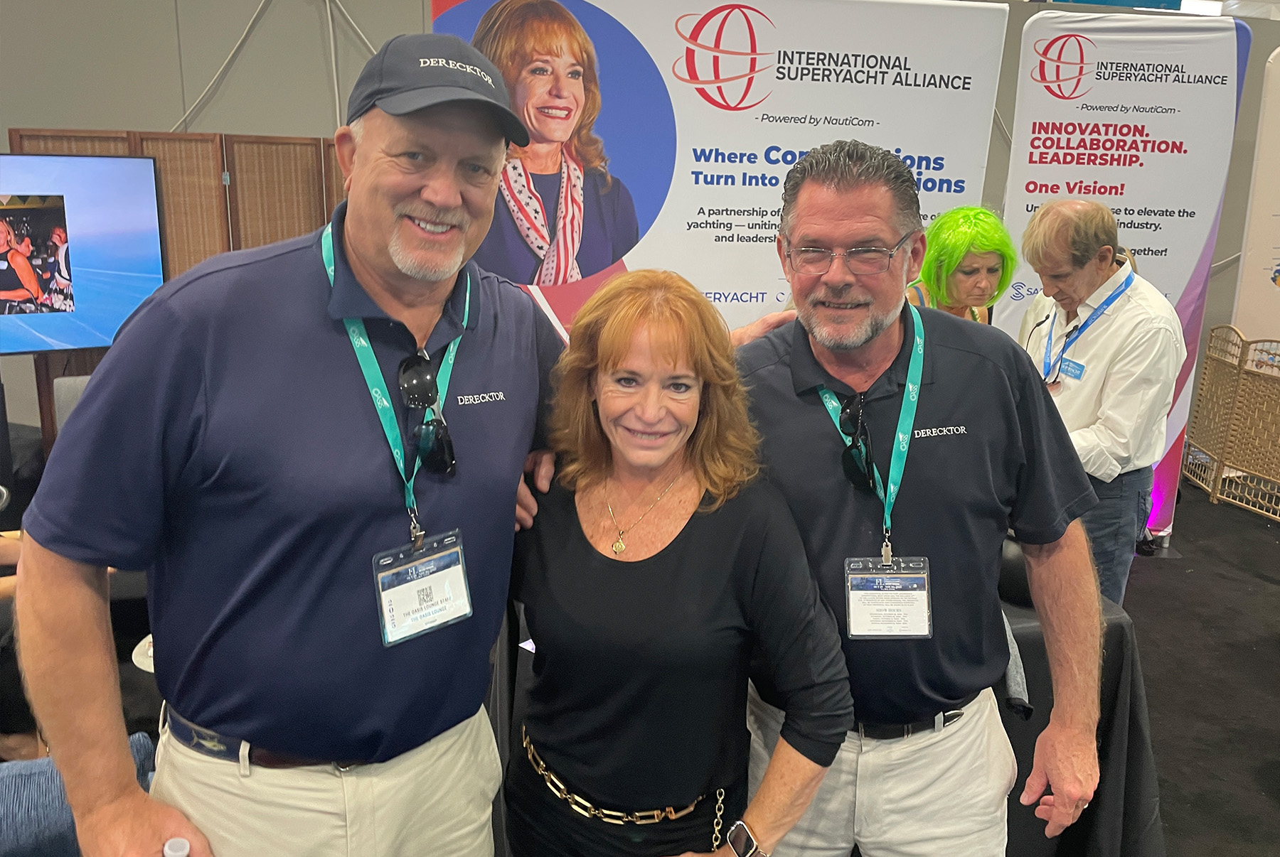 George Whitehouse, Kitty McGowan and Doug Morrison at FLIBS