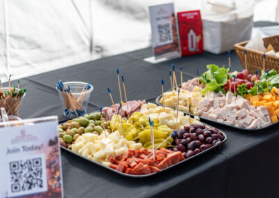 Food at ISA launch at PBIBS