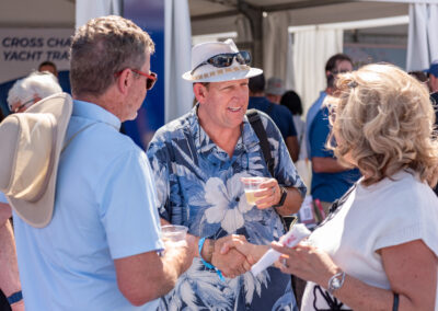 Networking at ISA launch event PBIBS