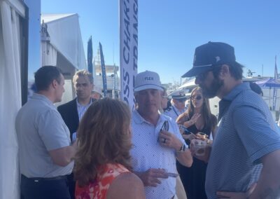 Networking at ISA launch Palm Beach